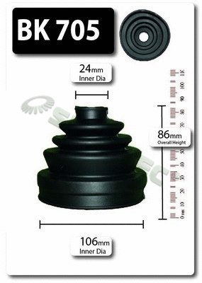 Bellow Kit, drive shaft (BK705)