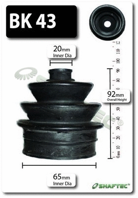 Bellow Kit, drive shaft (BK43)