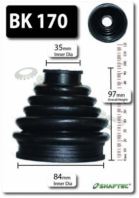 Bellow Kit, drive shaft (BK170)