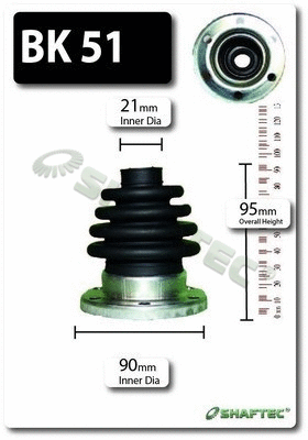 Bellow Kit, drive shaft (BK51)