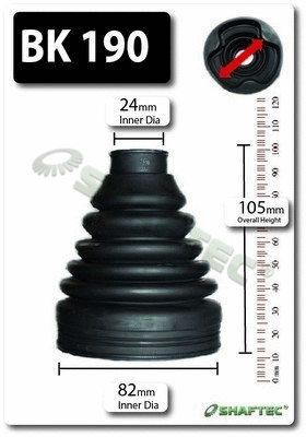 Bellow Kit, drive shaft (BK190)