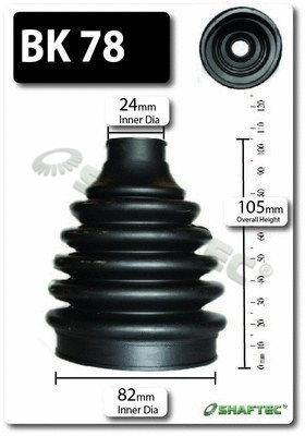 Bellow Kit, drive shaft (BK78)