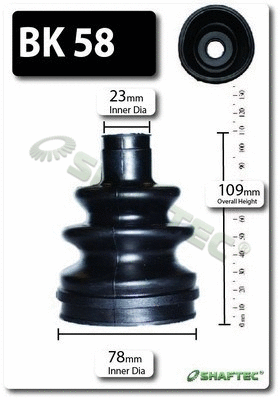 Bellow Kit, drive shaft (BK58)