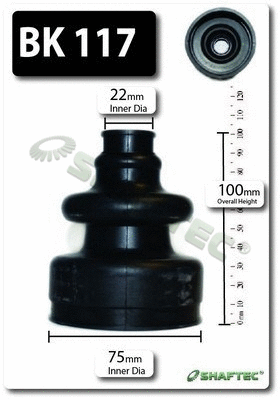 Bellow Kit, drive shaft (BK117)