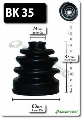 Bellow Kit, drive shaft (BK35)