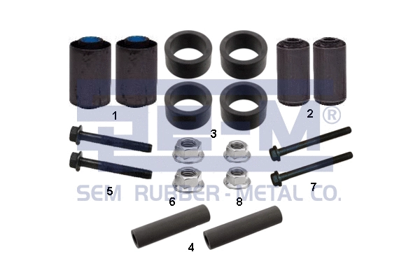 Repair Kit, driver cab suspension (16492)