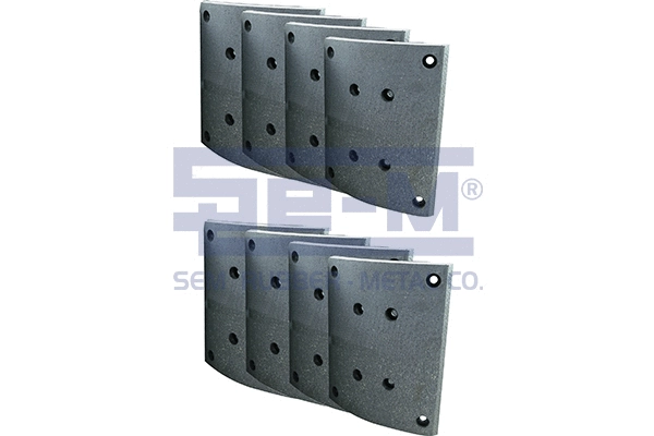 Brake Lining Kit, drum brake (15343)