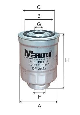 Fuel Filter (DF 3522)
