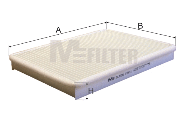 Filter, cabin air (K 931)
