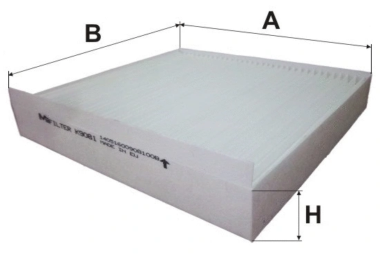 Filter, cabin air (K 9081)