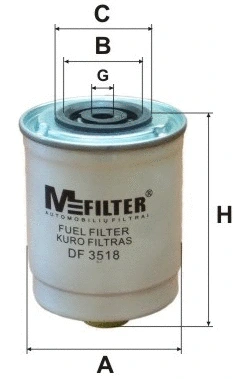 Fuel Filter (DF 3518)