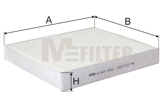 Filter, cabin air (K 970)