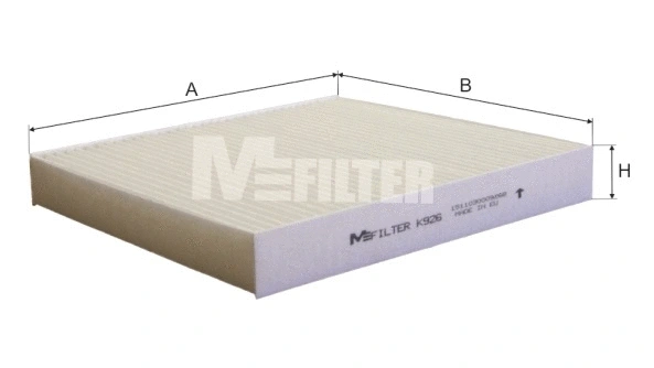Filter, cabin air (K 926)