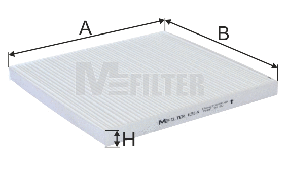 Filter, cabin air (K 914)