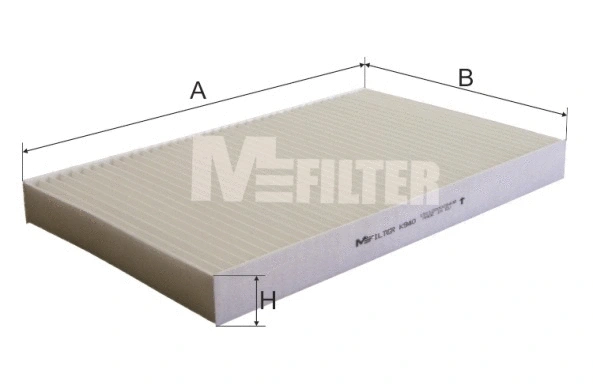 Filter, cabin air (K 940)
