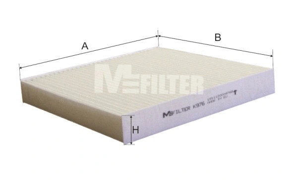Filter, cabin air (K 976)
