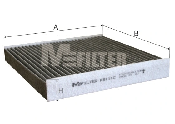 Filter, cabin air (K 9111C)
