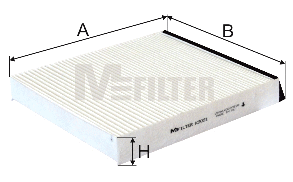 Filter, cabin air (K 9051)