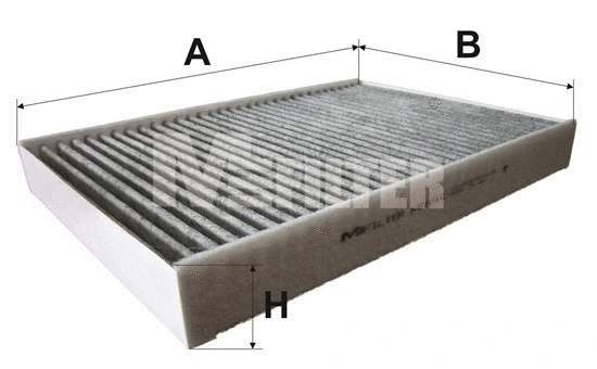 Filter, cabin air (K 9101C)