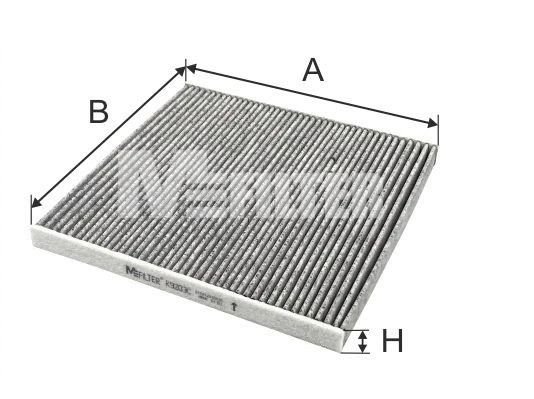 Filter, cabin air (K 9203C)
