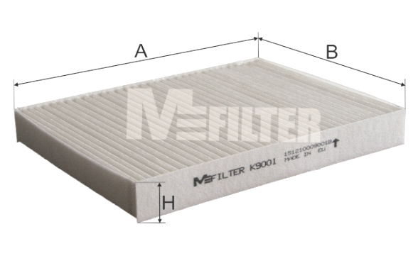 Filter, cabin air (K 9001)