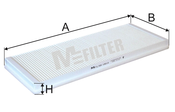 Filter, cabin air (K 9019)