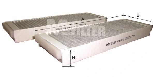 Filter, cabin air (K 987C-2)