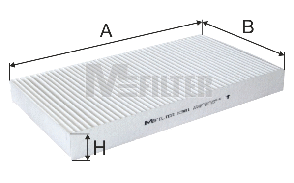 Filter, cabin air (K 981)