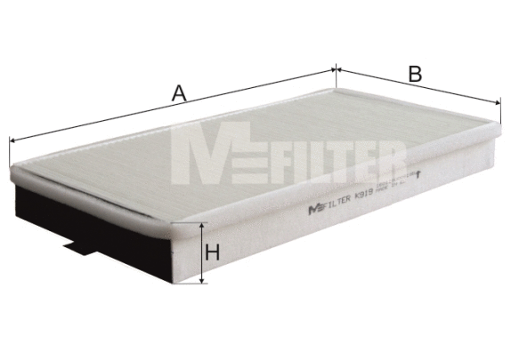 Filter, cabin air (K 919)
