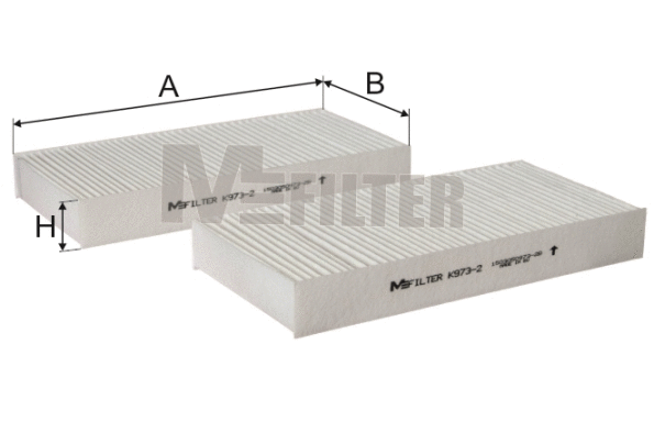 Filter, cabin air (K 973-2)