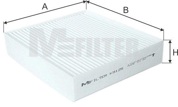 Filter, cabin air (K 9125)