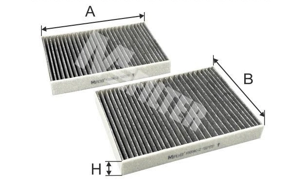 Filter, cabin air (K 9204C-2)