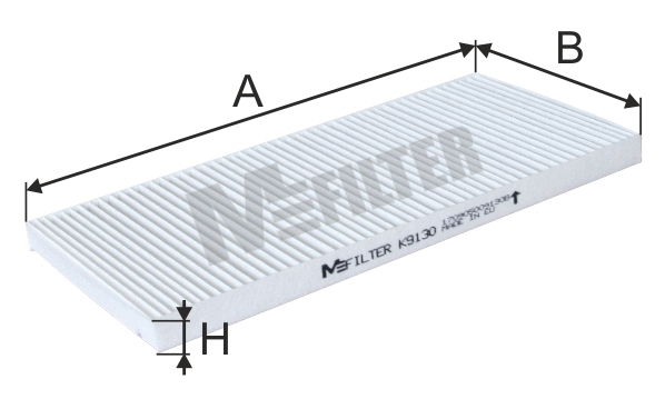 Filter, cabin air (K 9130)