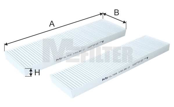 Filter, cabin air (K 9135-2)