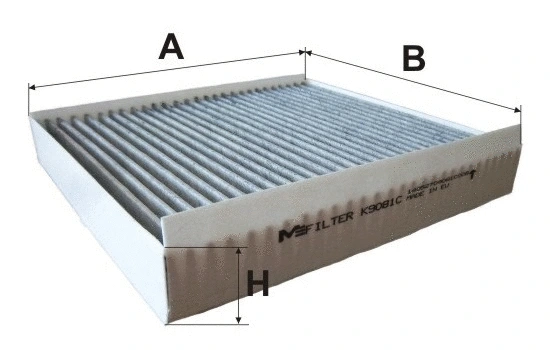 Filter, cabin air (K 9081C)