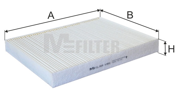 Filter, cabin air (K 991)