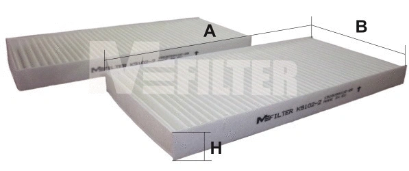 Filter, cabin air (K 9102-2)