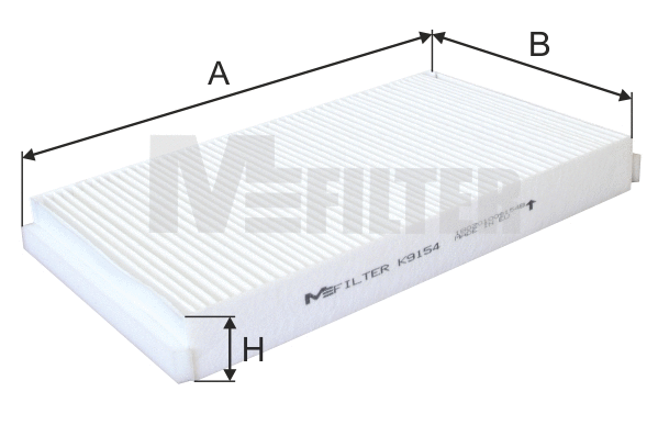 Filter, cabin air (K 9154)