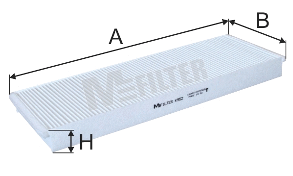 Filter, cabin air (K 952)