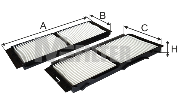 Filter, cabin air (K 9158-2)