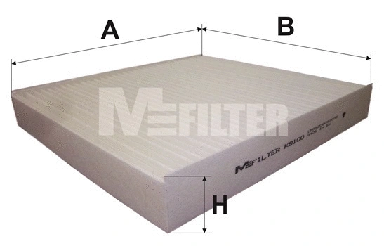 Filter, cabin air (K 9100)