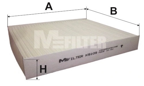 Filter, cabin air (K 9109)