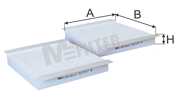 Filter, cabin air (K 912-2)
