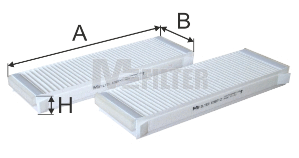Filter, cabin air (K 987-2)