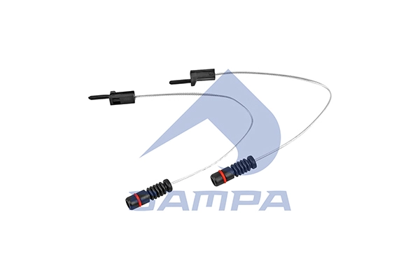 Warning Contact, brake pad wear (209.256)