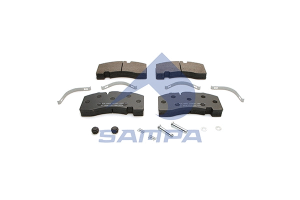 Brake Pad Set, disc brake (096.618)