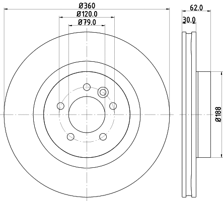 Brake Disc (8DD 355 118-871)
