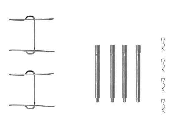 Accessory Kit, disc brake pad (8DZ 355 202-401)