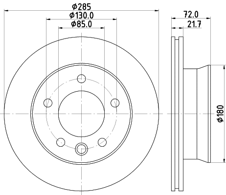 Brake Disc (8DD 355 118-051)