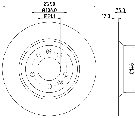 Brake Disc (8DD 355 110-801)